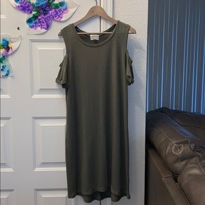 Caslon Cold Shoulder Dress